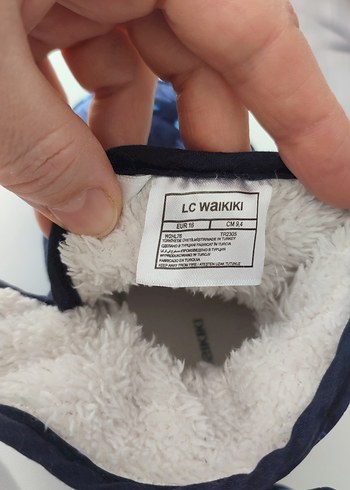 Erkek Çocuk Mavi Kaydırmaz panduf - Görsel 7