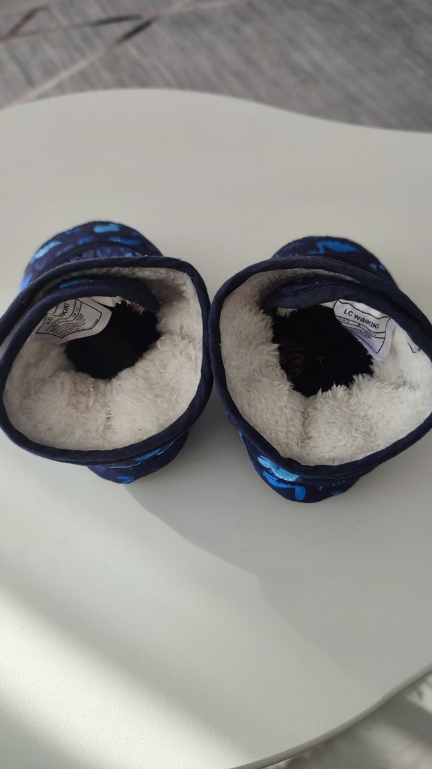 Erkek Çocuk Mavi Kaydırmaz panduf - Görsel 5