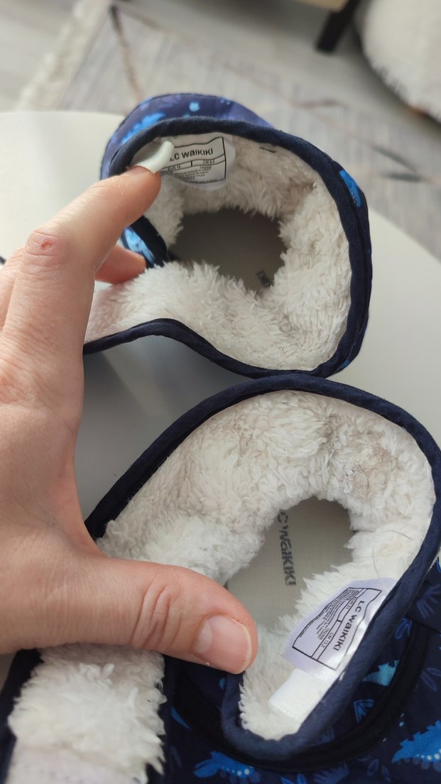 Erkek Çocuk Mavi Kaydırmaz panduf - Görsel 4