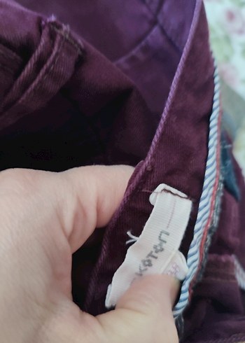 Düğmeli, Çok Renkli Kadın Kot Pantolonlar - Görsel 6