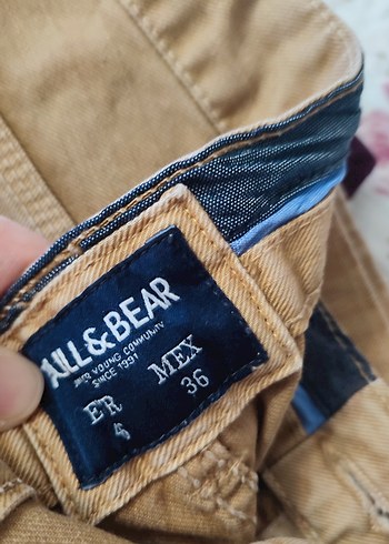 Düğmeli, Çok Renkli Kadın Kot Pantolonlar - Görsel 3