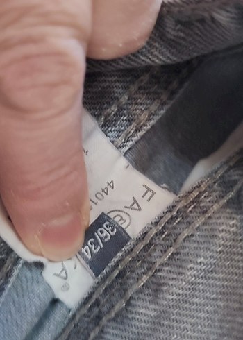 Düğmeli, Çok Renkli Kadın Kot Pantolonlar - Görsel 4