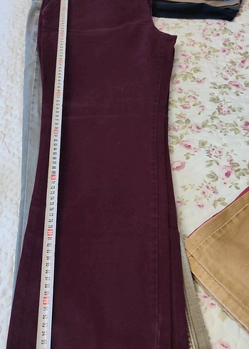 Düğmeli, Çok Renkli Kadın Kot Pantolonlar - Görsel 8