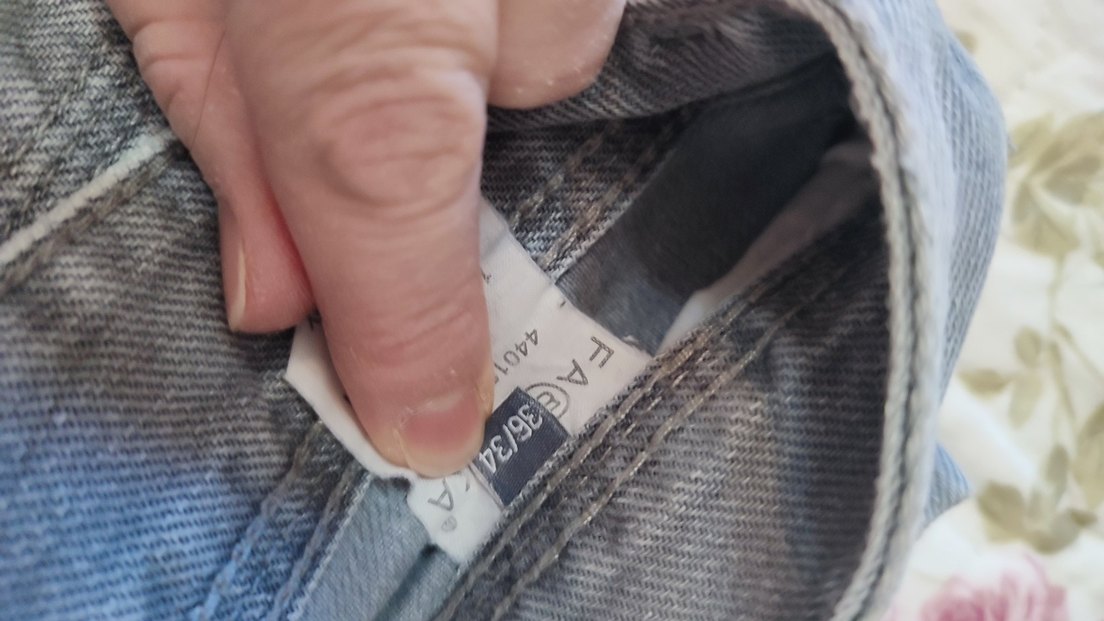 Düğmeli, Çok Renkli Kadın Kot Pantolonlar - Görsel 4