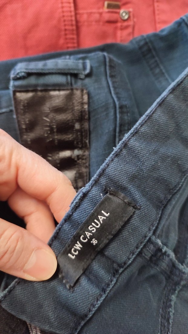Gri Fermuarlı erkek Denim Pantolon - Görsel 2