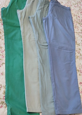 erkek pamuklu  Kumaş Pantolonlar - Görsel 5