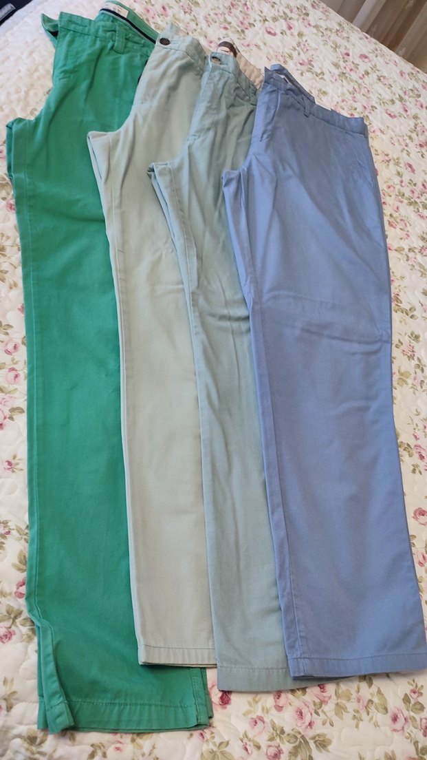 erkek pamuklu  Kumaş Pantolonlar - Görsel 5