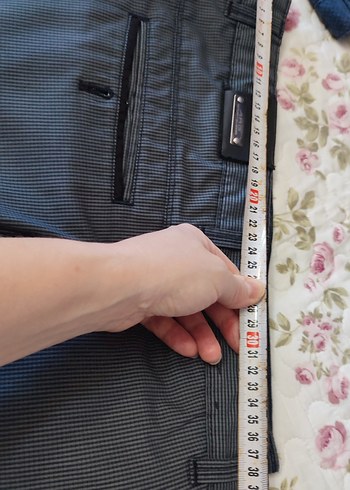 Erkek Bej Regular Fit Fermuarlı Pantolon - Görsel 15