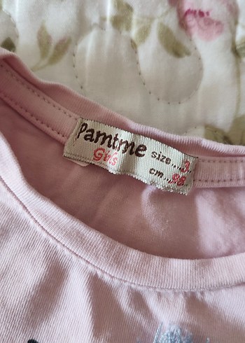 Kız Çocuk Payetli Unicorn Baskılı Elbise - Görsel 7