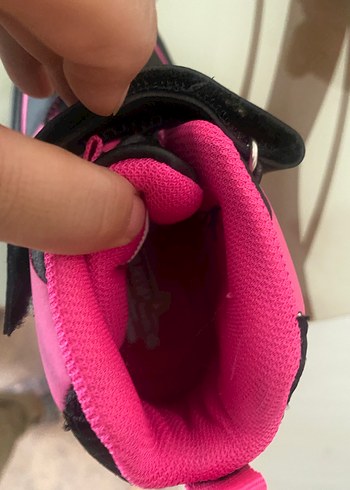 Pembe Rock Punk Kız Botları Tokalı - Görsel 5