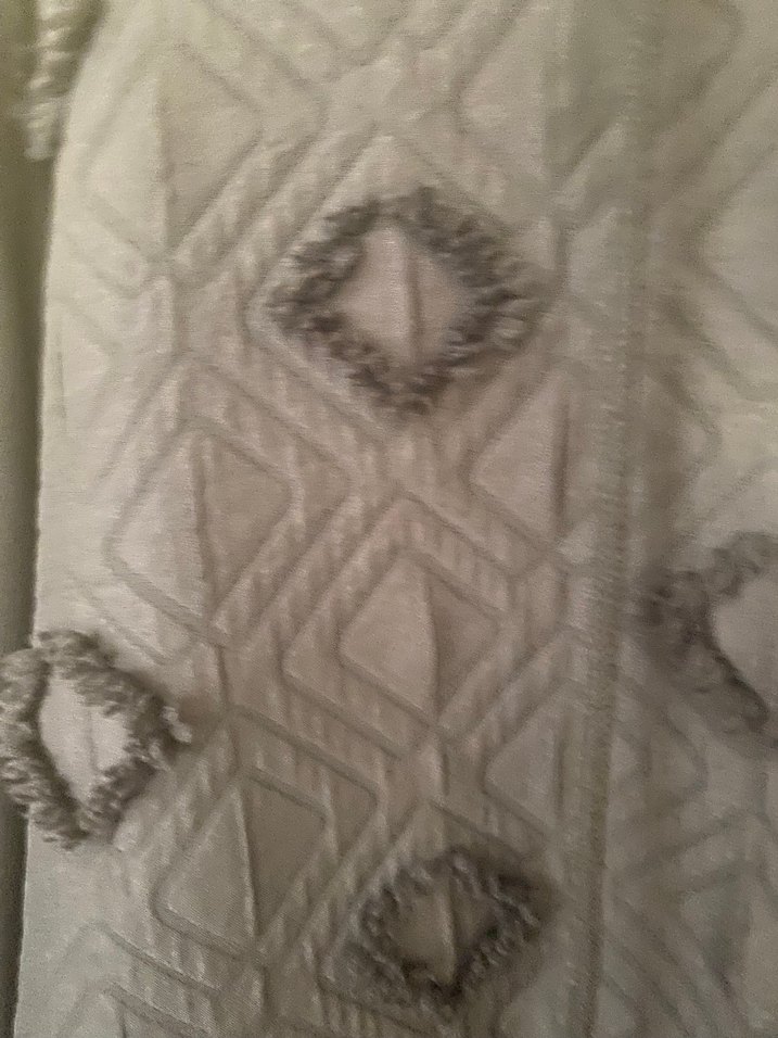 Düğmeli Siyah Nakışlı Uzun Kadın Kaban - Görsel 3