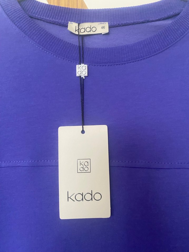 Mor Uzun Kollu Rahat Sweatshirt - Görsel 3