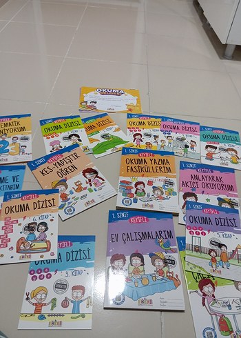  Beden Renk 1. Sınıf Okuma Yazma Seti - Keyifli Kitaplar