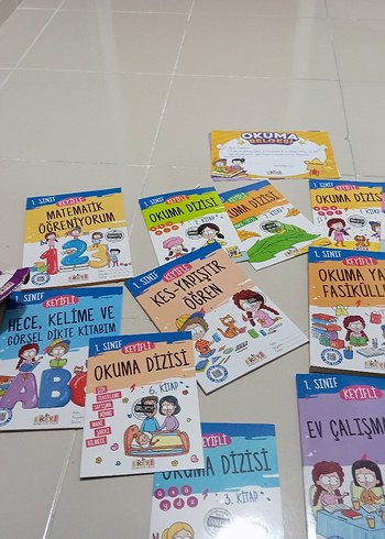  1. Sınıf Okuma Yazma Seti - Keyifli Kitaplar