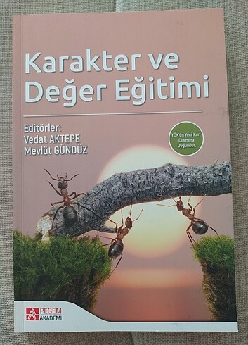 Karakter ve değer eğitimi kitabı 