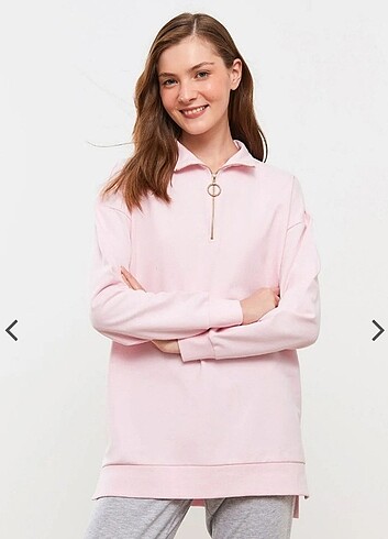 LC Waikiki toz pembe sweatshirt 