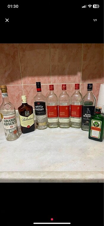 Diğer Dekoratif boş şişe