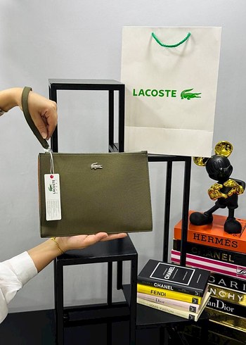 Beden çeşitli Renk Lacoste Anna Coated Pique Canvas Pouch