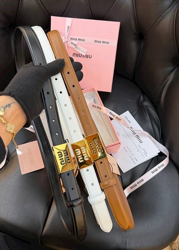 Miu Miu İthal Kemer - Görsel 3