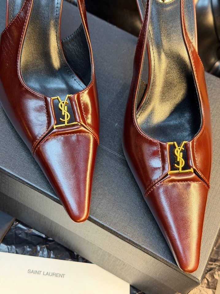 Yves Saint Laurent İthal Stiletto - Görsel 4
