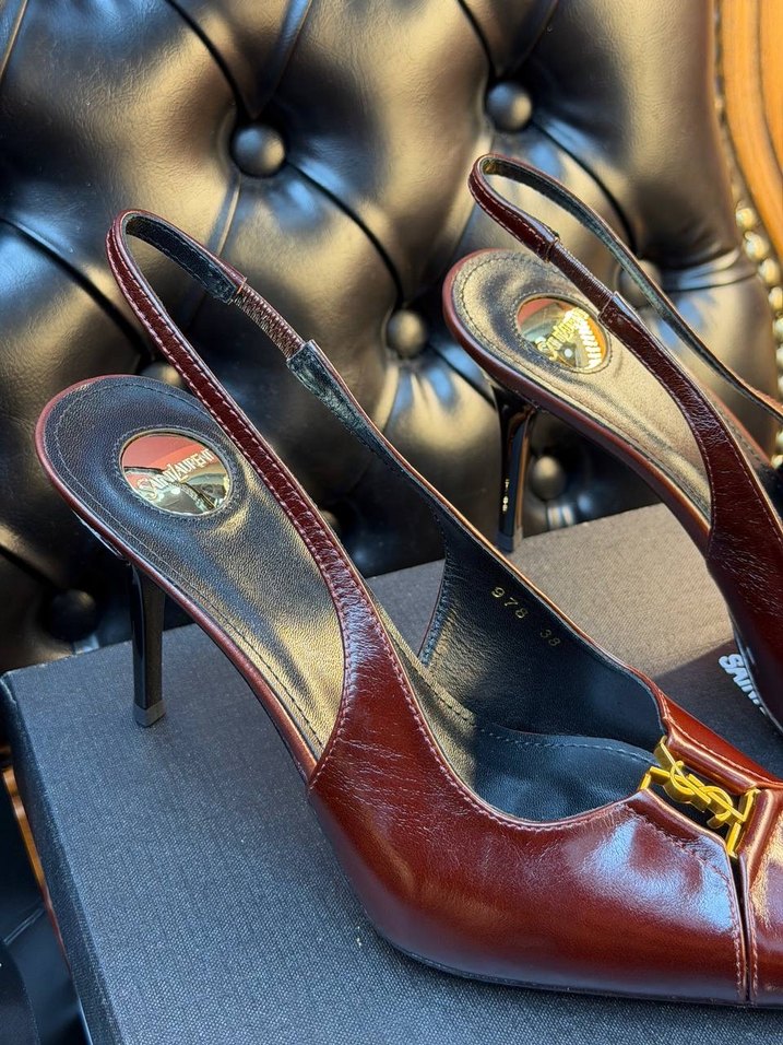 Yves Saint Laurent İthal Stiletto - Görsel 3