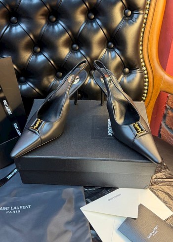 Yves Saint Laurent İthal Stiletto - Görsel 8