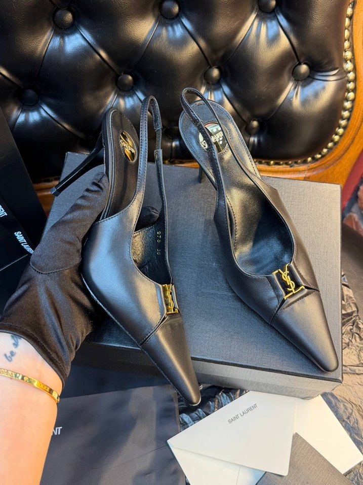 Yves Saint Laurent İthal Stiletto - Görsel 4
