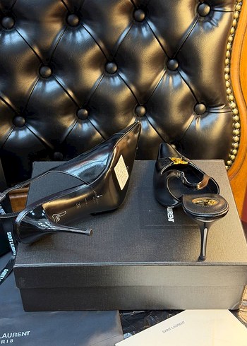 Yves Saint Laurent İthal Stiletto - Görsel 4