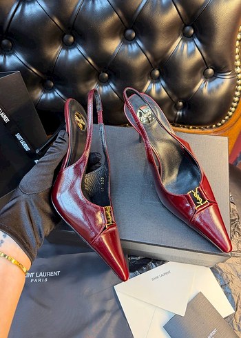 Yves Saint Laurent İthal Stiletto - Görsel 5