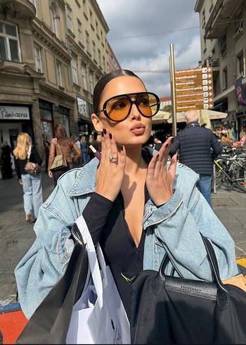 Bottega Veneta İthal Sunglasses - Görsel 9