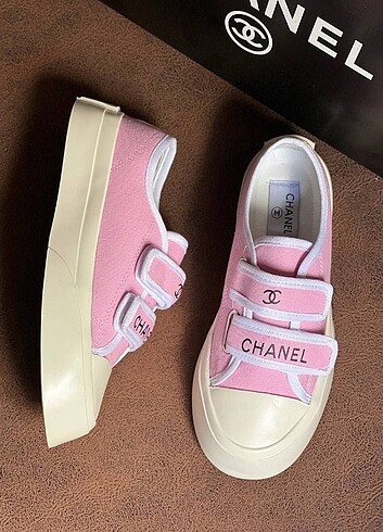 38 Beden pembe Renk Chanel Sneakers 