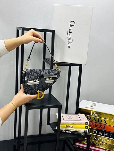 Beden çeşitli Renk Christian Dior Mini Saddle Bag