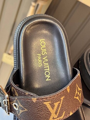 38 Beden kahverengi Renk Louis Vuitton Terlik