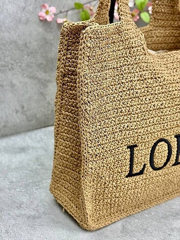 Loewe Loewe - Font Tote Raffia Bag