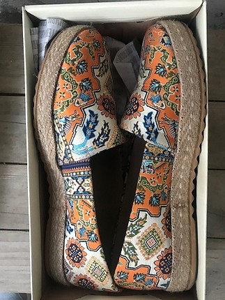 Bambi Etnik desenli espadril