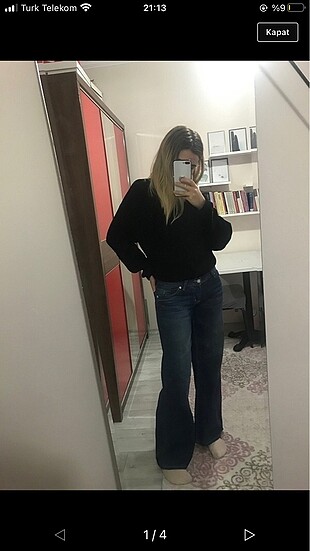 Bol paça pantolon, butik ürünü addax değil avmden aldım