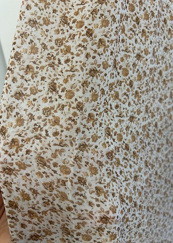 Bej Bohem Uzun Elbise - Görsel 4