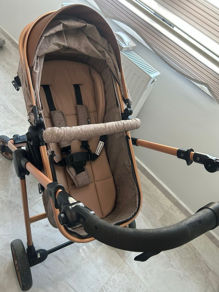 Kahverengi Bebek Arabası - Görsel 4