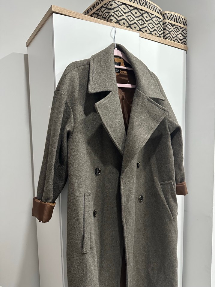 Uzun Kesim Kadın Kaban - Görsel 3