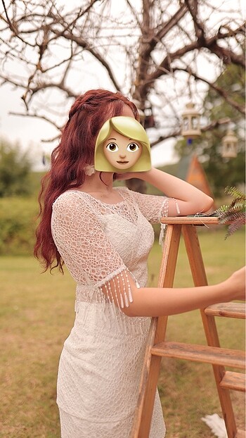 Beyaz elbise