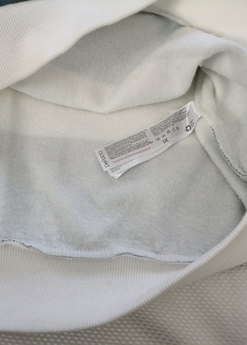 Erkek Mavi Beyaz Yarım Fermuarlı Sweatshirt - Görsel 4