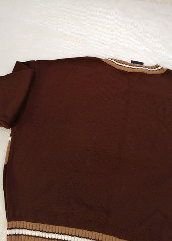 Dreams Kahve oversize Erkek Triko Kazak Aksesuarix - Görsel 5