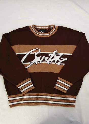 Dreams Kahve oversize Erkek Triko Kazak Aksesuarix - Görsel 2