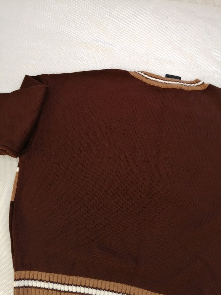 Dreams Kahve oversize Erkek Triko Kazak Aksesuarix - Görsel 5