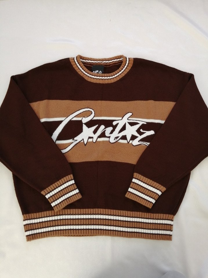 Dreams Kahve oversize Erkek Triko Kazak Aksesuarix - Görsel 2