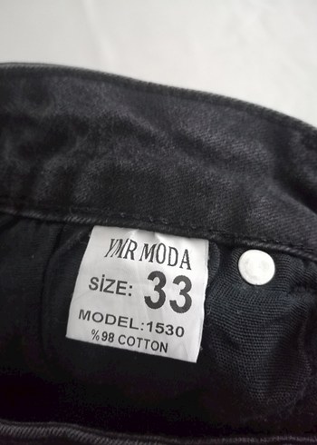 Siyah Dar paça Kadın likralı Denim Pantolon - Görsel 5
