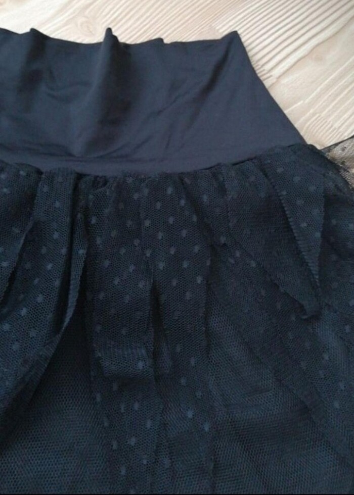 Tüllü mini etek - Görsel 2