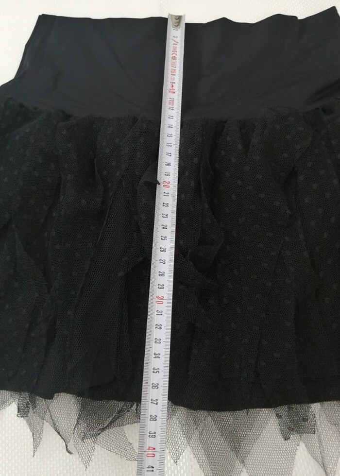 Tüllü mini etek - Görsel 4