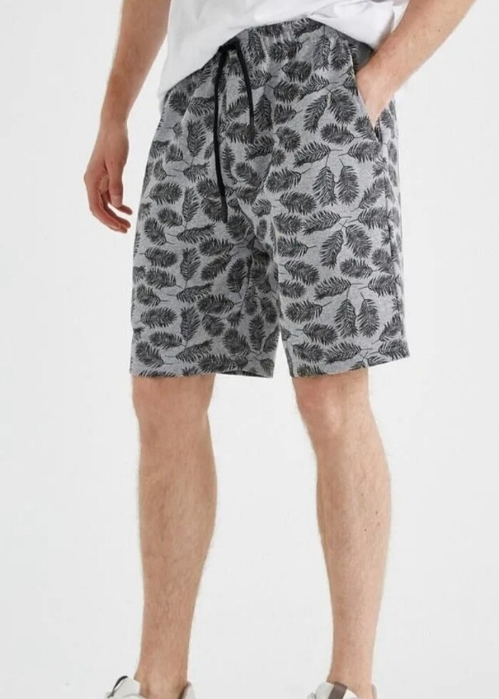 Koton pamuklu şort - Görsel 5