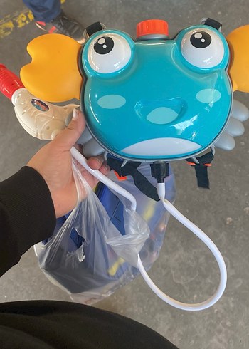 Sırt Çantalı Renkli Yengeç Su Tabancası - Görsel 2